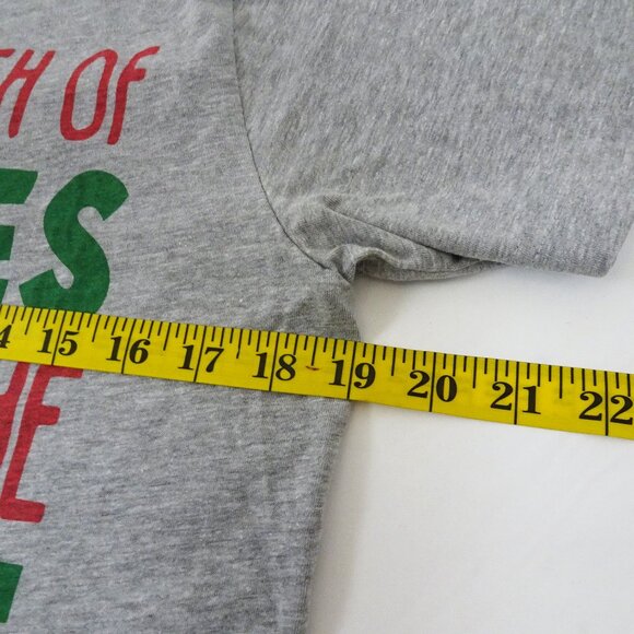 Christmas Vacation Jolliest Bunch of A-holes t-shirt Medium Clark Griswold Gray - Picture 5 of 7